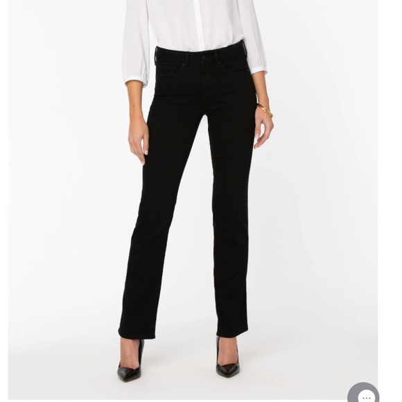 NYDJ Marilyn Straight Jeans, Dark Rinse, Size 16, Lift X Tuck Technology - Picture 8 of 9